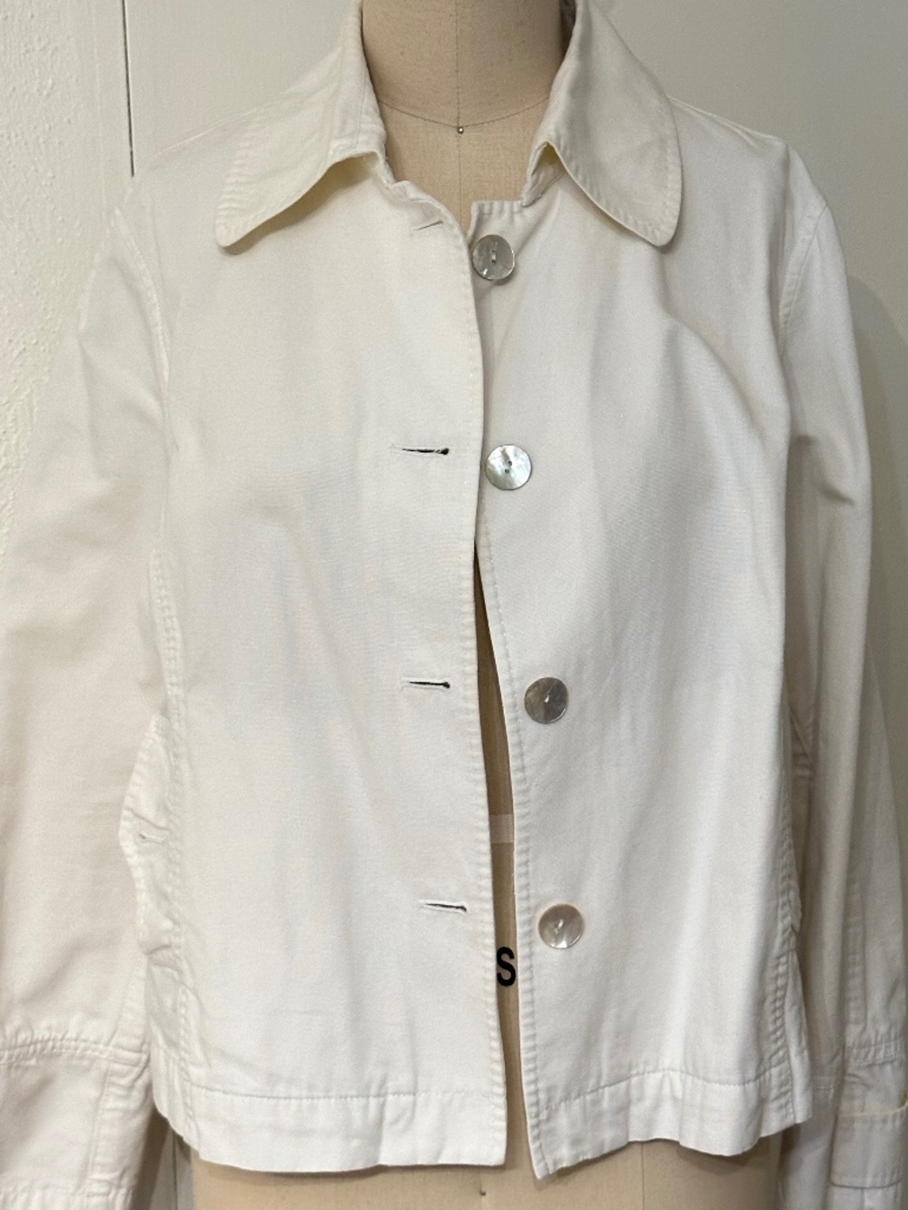 Faconnable Jacket Cotton Ivory